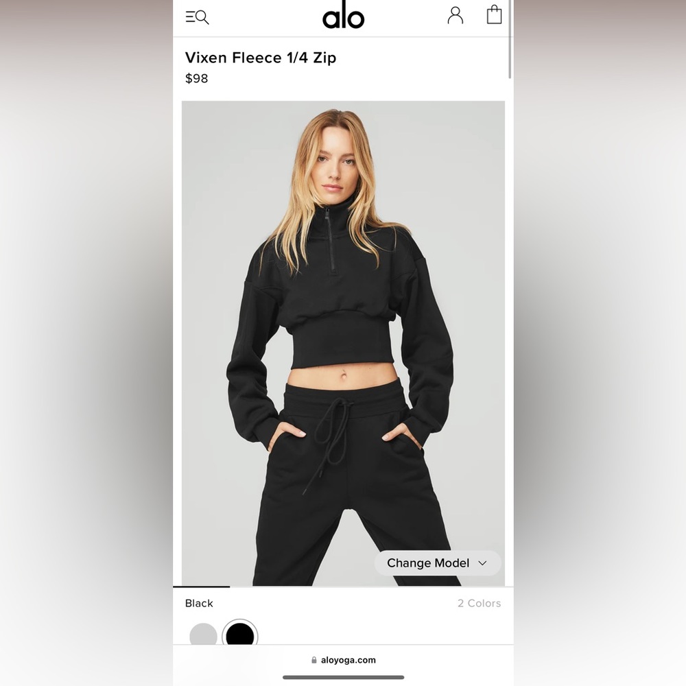 Alo Vixen Fleece 1/4 Zip